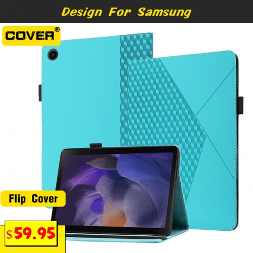 Leather Flip Cover Case For Samsung Galaxy Tab A8/A7/A 10.1/A 8.0