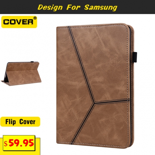 Leather Flip Cover Case For Samsung Galaxy Tab A X200/X205/T500/T505/T220/T225/T510/T515/T580/T290/T295/T350/T355/T387