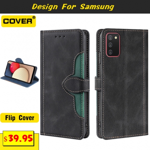 Leather Flip Cover For Samsung Galaxy A53/A23/A72/A52/A32/A22/A12/A71/A51