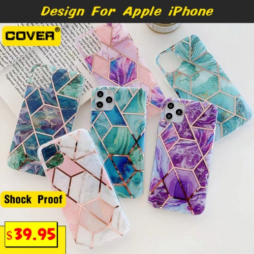 Marble Instagram Fashion Case Cover For iPhone 15/15 Plus/15 Pro/15 Pro Max/14/13 Mini/12 Mini/11/X/XS/XR/XS Max/SE2/8/7