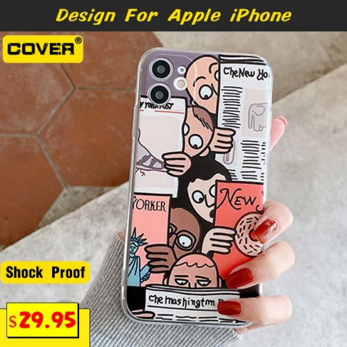 TPU Soft Insgram Fashion Case For iPhone 7/7 Plus/8/8 Plus/X/XS/XR/XS Max/11/11 Pro/11 Pro Max/12/12 Pro/12 Pro Max/12 Mini