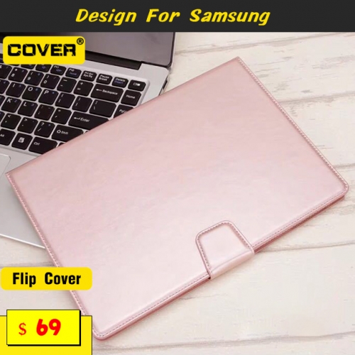 Flip Cover For Samsung Galaxy Tab S8/S8 Plus/S8 Ultra/S6/S6Lite/ A 10.1/A 8.4/A7Lite/AA 8.0