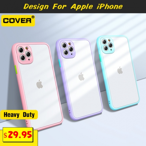 Shockproof Heavy Duty Case Cover For iPhone 15/15 Plus/15 Pro/15 Pro Max/14/13 Mini/12 Mini/11/X/XS/XR/XS Max/8/7/6