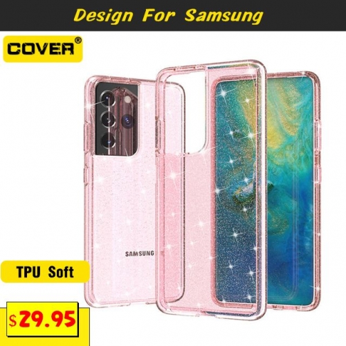 TPU Soft Case For Samsung S21/S21 Plus/S21 Ultra