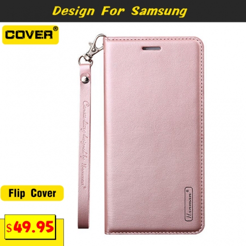 Leather Wallet Case Cover For Samsung Galaxy S24/S23/S23 Plus/S23 Ultra/S22/S21/S20/S20 FE/S10/S9/S8