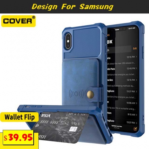 Magsafe Wallet Case Cover For Samsung Galaxy Note20/Note20 Ultra/Note10/Note10 Plus/Note9