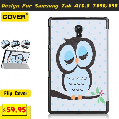 Shockproof Lightweight Slim Flip Cover For Galaxy Tab A2 10.5 T590/595