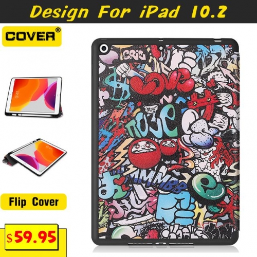 Smart Stand Anti-Drop Flip Cover Case For iPad 10.2 2021/2020/2019 With Pen Slot