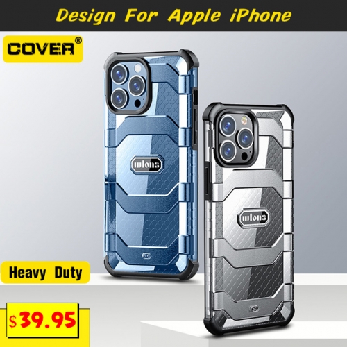 Shockproof Heavy Duty Case Cover For iPhone 15/15 Plus/15 Pro/15 Pro Max/14/13 Mini/12/11/X/XS/XR/XS Max