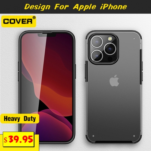 Shockproof Heavy Duty Case Cover For iPhone 15/15 Plus/15 Pro/15 Pro Max/iPhone14/13 Mini/12 Mini/11/X/XS/XR/XS Max/SE2/8/7