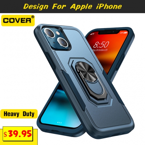 Smart Stand Shockproof Heavy Duty Case Cover For iPhone 15/15 Plus/15 Pro/15 Pro Max/iPhone14/13 Mini/12 Mini/11/X/XS/XR/XS Max/SE3/SE2/6/7/8