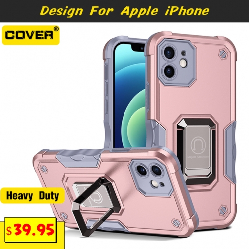 Smart Stand Shockproof Heavy Duty Case Cover For iPhone 15/15 Plus/15 Pro/15 Pro Max/iPhone14/13 Mini/12 Mini/11/X/XS/XR/XS Max/8/7