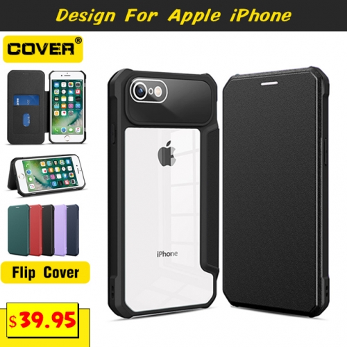Leather Wallet Case Cover For iPhone 13/13 Pro/13 Pro Max/12/11/X/XS/XR/XS Max/SE2/8/7