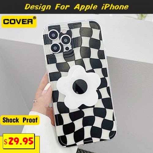 Instagram Fashion Case For iPhone 12/12 Pro/12 Pro Max/12 Mini/11/11 Pro/11 Pro Max/X/XS/XR/XS Max/SE2/7/8 Series With Kickstand