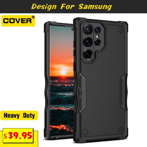 Shockproof Heavy Duty Case Cover For Samsung Galaxy S24/S23/S23 Plus/S23 Ultra/S22/S22 Plus/S22 Ultra/S21/S21 Plus/S21 Ultra/S21 FE/S20 FE