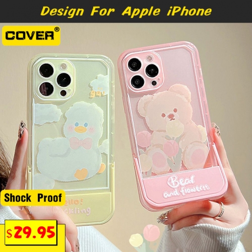 Smart Stand Instagram Fashion Case Cover For iPhone 15/15 Plus/15 Pro/15 Pro Max/14/13/12/11/X/XS/XR/XS Max/SE2/8/7