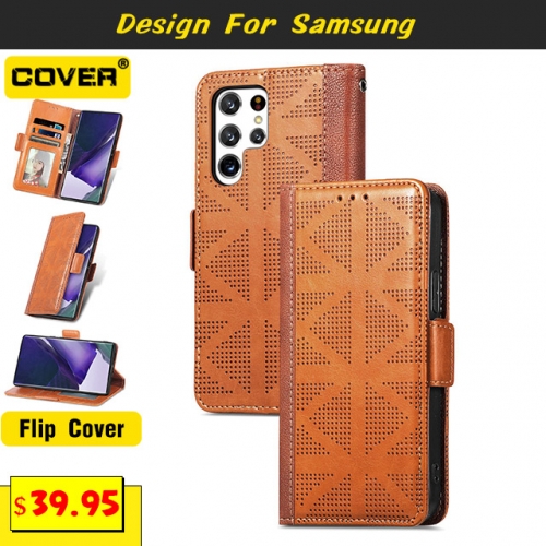 Leather Wallet Case Cover For Samsung Galaxy A34/A23/A13/A33/A32