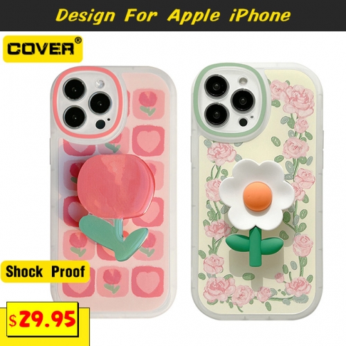 Smart Stand Instagram Fashion Case Cover For iPhone 15/15 Plus/15 Pro/15 Pro Max/14/13 Mini/12 Mini/11/X/XS/XR/XS Max/SE2/8/7