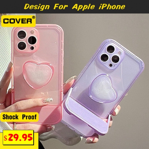 Smart Stand Instagram Fashion Case Cover For iPhone 15/15 Plus/15 Pro/15 Pro Max/14/13/12/11/X/XS/XR/XS Max/SE2/8/7