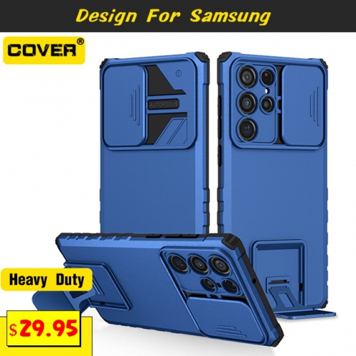 Shockproof Heavy Duty Case Cover For Samsung Galaxy S24 /S24+/S24 Ultra/S23 FE/S22/S21 FE/S20 FE