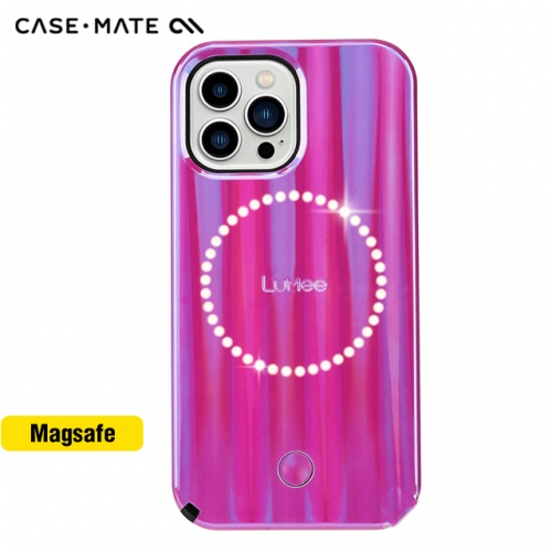 LuMee Halo Hot Pink Voltage Case For iPhone 13/13 Pro/13 Pro Max