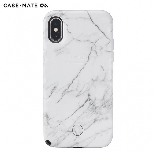 LuMee Selfie Marble Case For iPhone X/XS