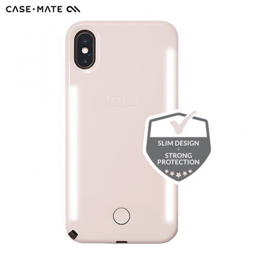 LuMee Duo Millennial Pink Case For iPhone X/XS/XSM