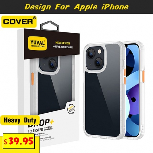 Shockproof Heavy Duty Case Cover For iPhone 15/15 Plus/15 Pro/15 Pro Max/iPhone14/13/13 Pro/13 Pro Max/13 Mini/12/12 Pro/11