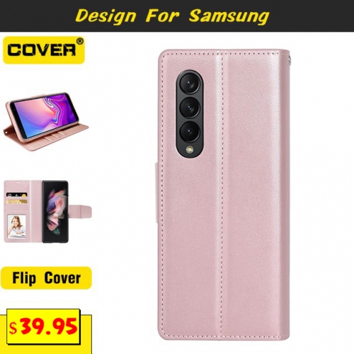 Leather Wallet Case Cover For Samsung Galaxy Z Fold5/4/3/2