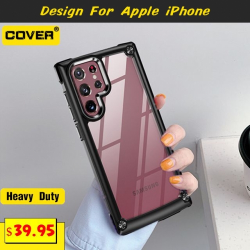 Shockproof Heavy Duty Case For iPhone 15/15 Plus/15 Pro/15 Pro Max/iPhone14/13/12/11/X/XS/XR/XS Max/8/7