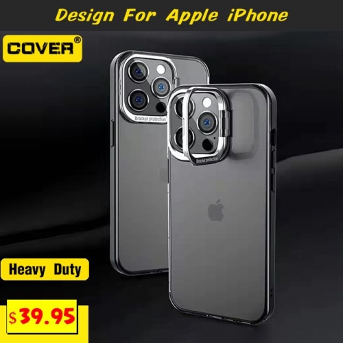 Smart Stand Shockproof Heavy Duty Case Cover For iPhone 15/15 Plus/15 Pro/15 Pro Max/14/13 Mini/12 Mini/11