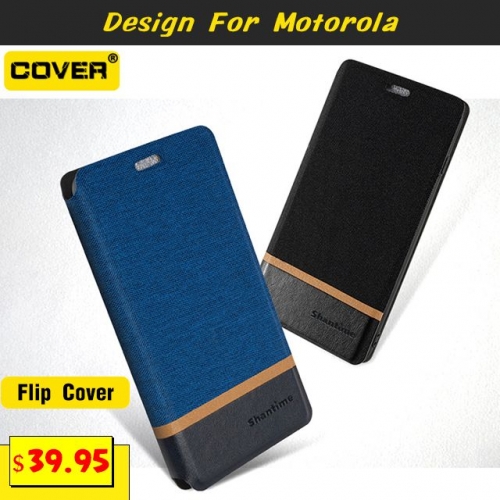 Leather Wallet Case For MOTO G82