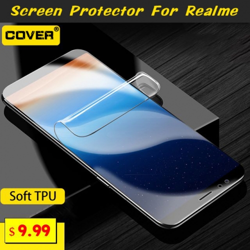 2PCS Hydrogel Soft TPU Screen Protector For realme