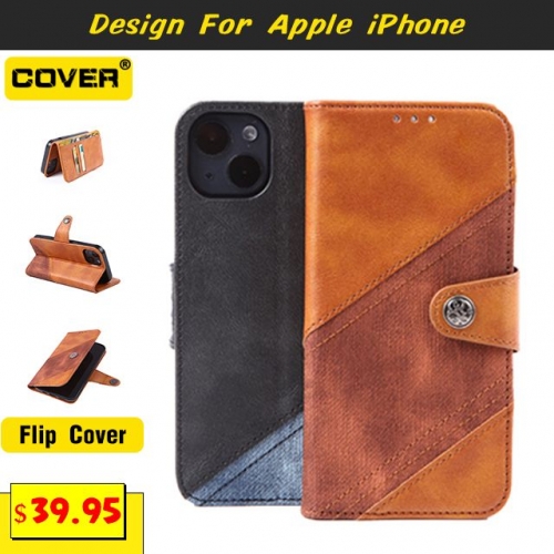 Leather Wallet Case Cover For iPhone 13/13 Pro/13 Pro Max/13 Mini/12/11/X/XS/XR/XS Max/8/7/6