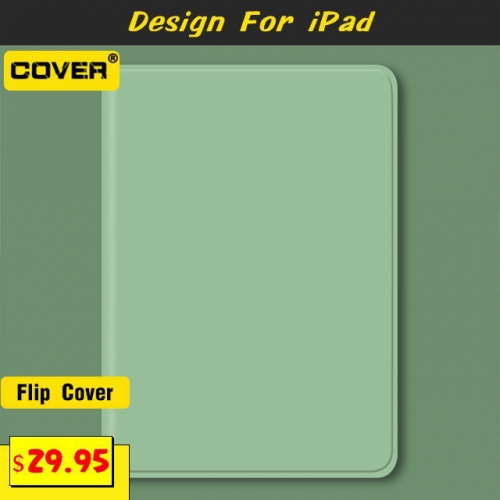 Leather Flip Cover Case For iPad 10.2/9.7 & Air 2/1