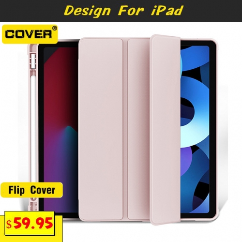 Leather Flip Cover Case For iPad 10th/10.2/9.7 & Pro 12.9/11/10.5 & Air 5/4/3/2/1 & Mini 6/5/4