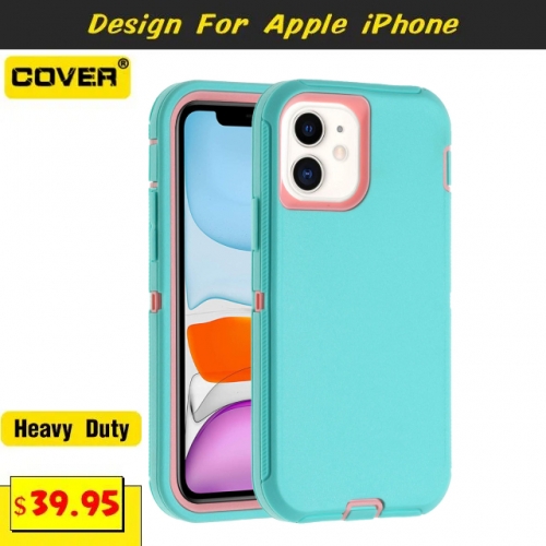 Shockproof Heavy Duty Case Cover For iPhone 15/15 Plus/15 Pro/15 Pro Max/14/13 Mini/12 Mini/11/X/XS/XR/XS Max/8/7