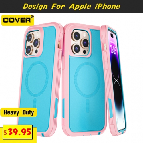 Shockproof Heavy Duty Case Cover For iPhone 15/15 Plus/15 Pro/15 Pro Max/14/14 Plus/14 Pro/14 Pro Max/13/13 Pro/13 Pro Max/12/12 Pro/12 Pro Max