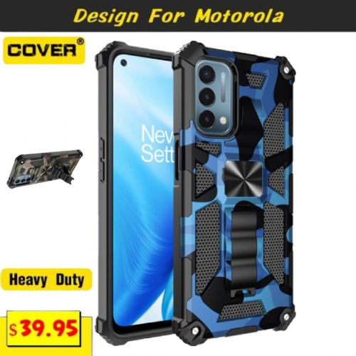 Smart Stand Shockproof Heavy Duty Case Cover For Motorola G22/G30/G10