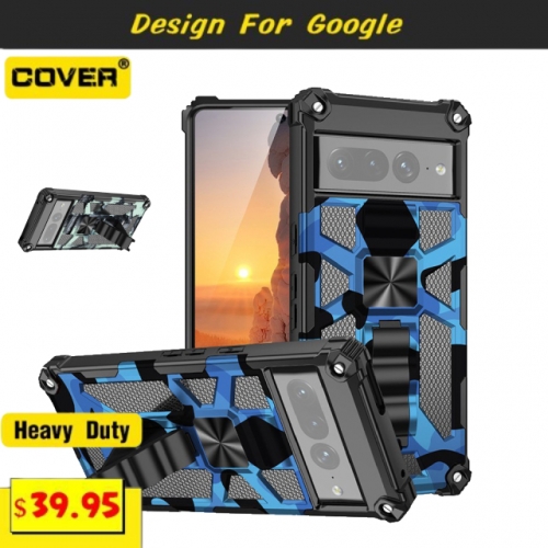 Smart Stand Shockproof Heavy Duty Case Cover For Google Pixel 8/8 Pro/7/7 Pro/7a/6/6 Pro/6a