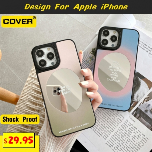 Mirror Instagram Fashion Case Cover For iPhone 14/14 Plus/14 Pro/14 Pro Max/13/12/11/X/XS/XR/XS Max