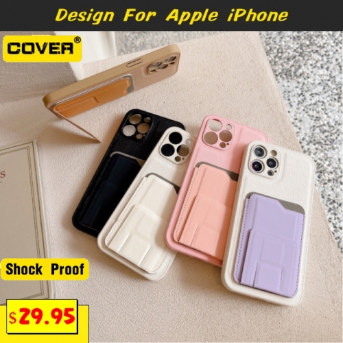 Smart Stand Shockproof Heavy Duty Case Cover For iPhone 15/15 Plus/15 Pro/15 Pro Max/14/13/12