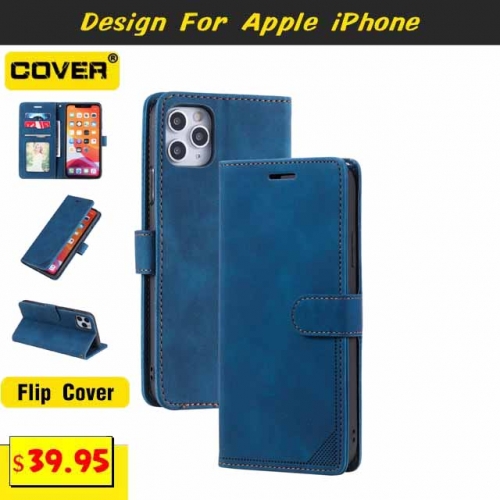 Leather Wallet Case Cover For iPhone 13/13 Pro/13 Pro Max/13 Mini/12/11/X/XS/XR/XS Max/SE3/SE2/8/7/6