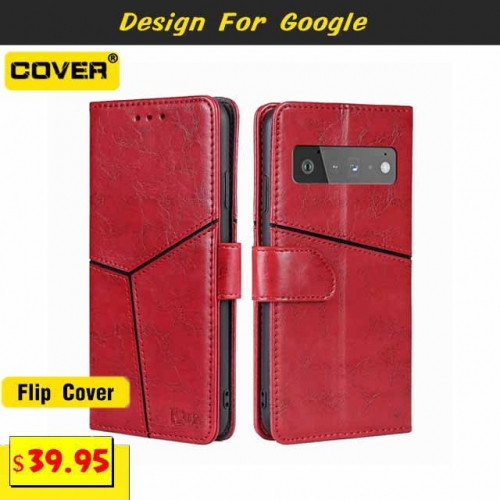 Leather Wallet Case Cover For Google Pixel 8/8 Pro/8a/7/7 Pro/7a/6/6 Pro/6a/5/5 XL/5a/4/4 XL/4a