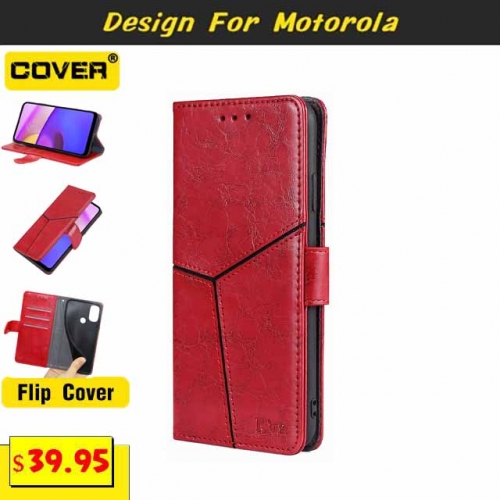 Leather Wallet Case Cover For Motorola G62/G32/G22/G50/G30/G10/Edge 30/Edge 30 Pro/20