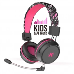 Kanen Detachable boom microphone wireless Bluetooth children's headset