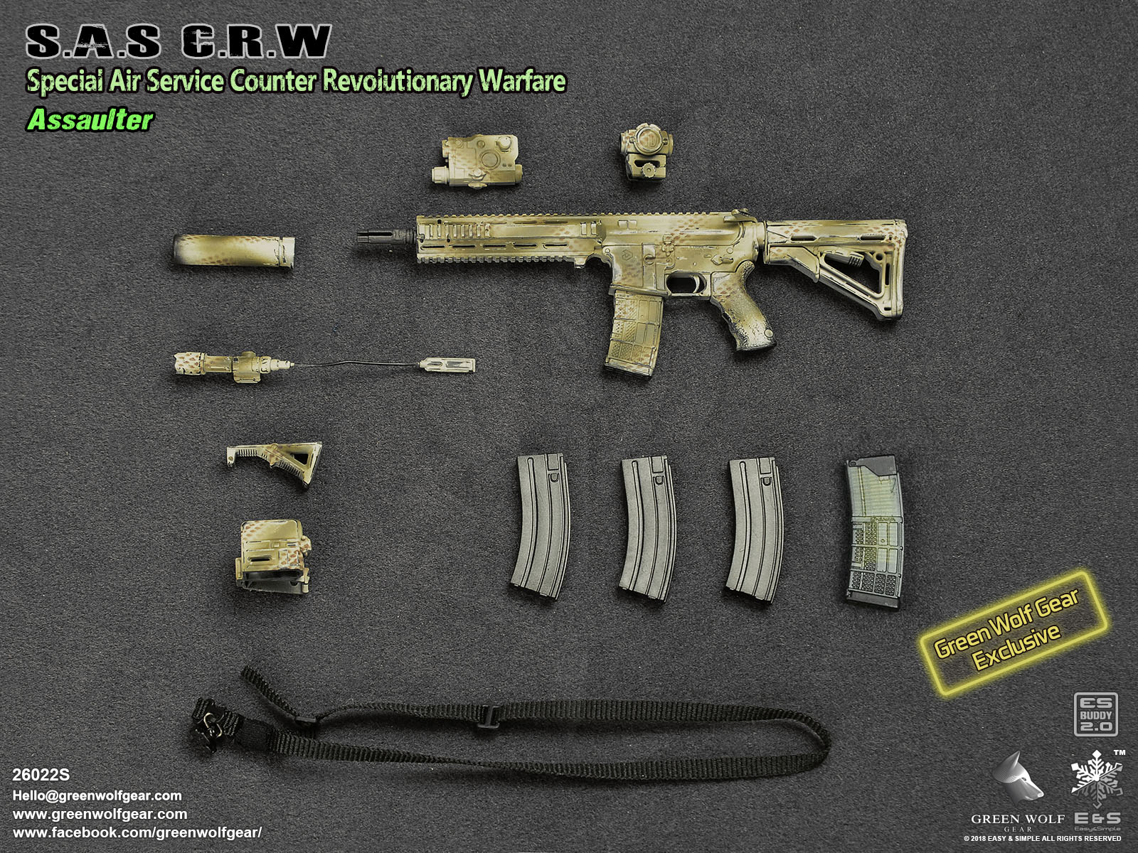 Easy&Simple 26022S S.A.S Counter Revolutionary Warfare Assaulter - GWG