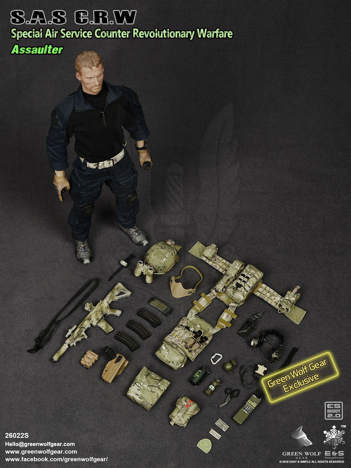 Easy&Simple 26022S S.A.S Counter Revolutionary Warfare Assaulter - GWG
