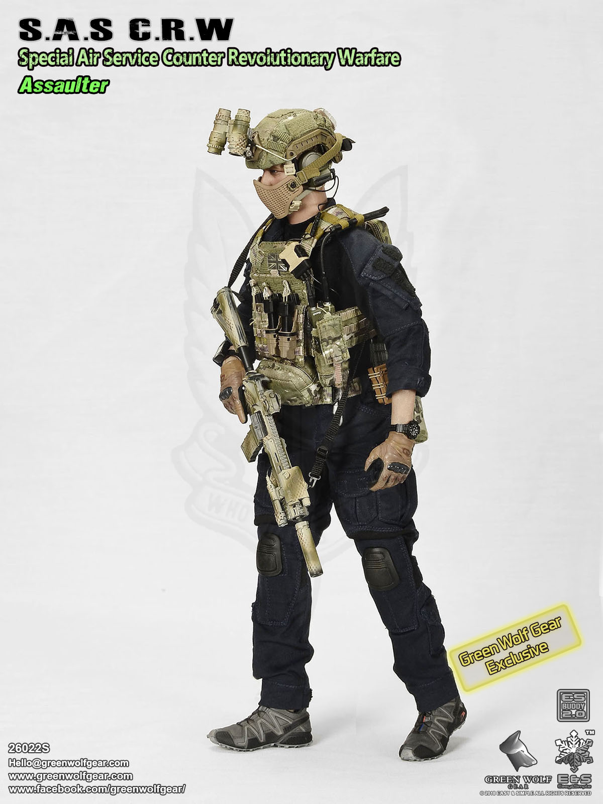 Easy&Simple 26022S S.A.S Counter Revolutionary Warfare Assaulter - GWG