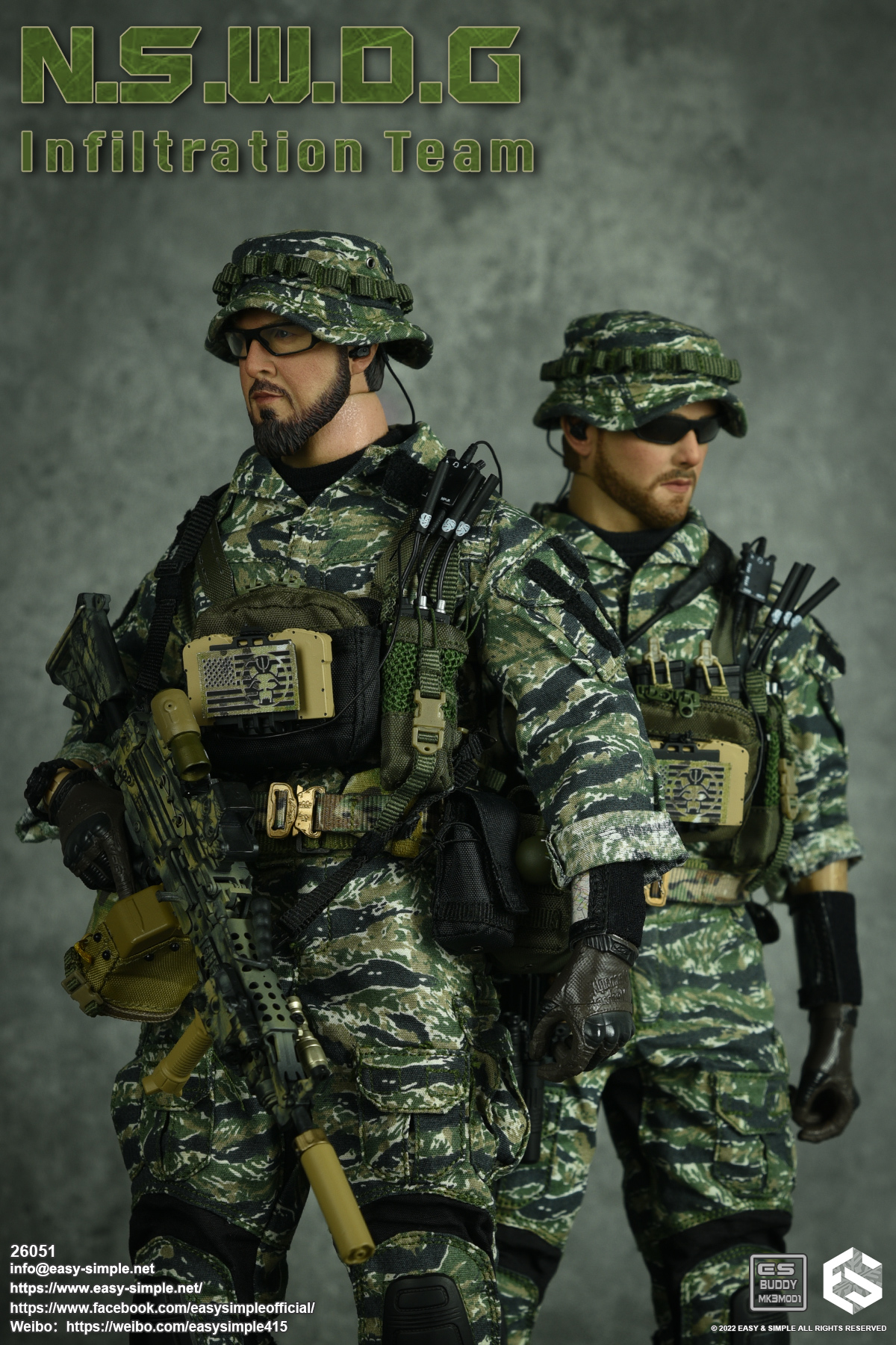 Easy&Simple A N.S.W.D.G Infiltration Team,Boxed Figure